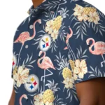 Pittsburgh Steelers Hawaiian Shirt – Flamingo Hibiscus