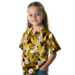 Pittsburgh Steelers Hawaiian Shirt – Hibiscus Arrangement