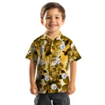 Pittsburgh Steelers Hawaiian Shirt – Hibiscus Arrangement