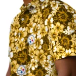 Pittsburgh Steelers Hawaiian Shirt – Hibiscus Blooms