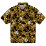Pittsburgh Steelers Hawaiian Shirt – Hibiscus Exotic