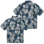 Pittsburgh Steelers Hawaiian Shirt – Hibiscus Flowers