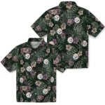 Pittsburgh Steelers Hawaiian Shirt – Hibiscus Leaves Pattern