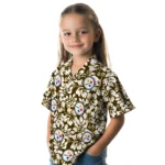 Pittsburgh Steelers Hawaiian Shirt – Hibiscus Motif