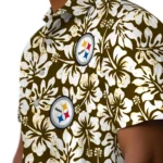 Pittsburgh Steelers Hawaiian Shirt – Hibiscus Motif