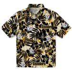 Pittsburgh Steelers Hawaiian Shirt – Hibiscus Overlay