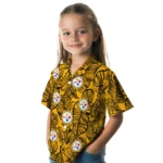 Pittsburgh Steelers Hawaiian Shirt – Leaf Outline