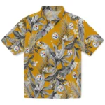 Pittsburgh Steelers Hawaiian Shirt – Palm Leaves