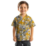 Pittsburgh Steelers Hawaiian Shirt – Palm Leaves