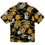 Pittsburgh Steelers Hawaiian Shirt – Palm Sunset