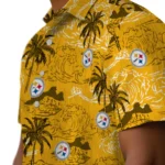Pittsburgh Steelers Hawaiian Shirt – Wave Palm