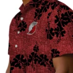 Portland Trail Blazers Hawaiian Shirt – 50th State Flower