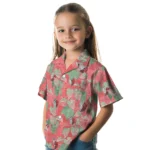 Portland Trail Blazers Hawaiian Shirt – Anthurium Overlay