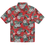Portland Trail Blazers Hawaiian Shirt – Flamingo and Hibiscus
