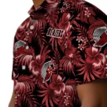 Portland Trail Blazers Hawaiian Shirt – Hibiscus Exotic
