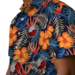 Portland Trail Blazers Hawaiian Shirt – Hibiscus Foliage
