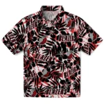 Portland Trail Blazers Hawaiian Shirt – Hibiscus Overlay