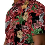 Portland Trail Blazers Hawaiian Shirt – Hibiscus Tiki Jungle