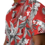 Portland Trail Blazers Hawaiian Shirt – Palm Leaves