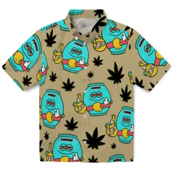 purdue boilermakers bong smile gold hawaiian shirts best selling