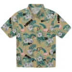 Purdue Boilermakers Hawaiian Shirt – Flamingo and Hibiscus