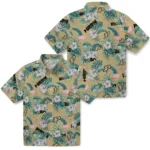 Purdue Boilermakers Hawaiian Shirt – Flamingo and Hibiscus