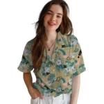 Purdue Boilermakers Hawaiian Shirt – Flamingo and Hibiscus