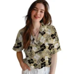 Purdue Boilermakers Hawaiian Shirt – Hibiscus Flower Design