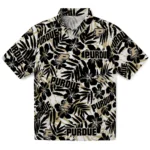 Purdue Boilermakers Hawaiian Shirt – Hibiscus Overlay