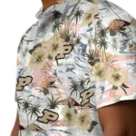 Purdue Boilermakers Hawaiian Shirt – Hibiscus Seaside