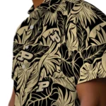 Purdue Boilermakers Hawaiian Shirt – Monstera Layer