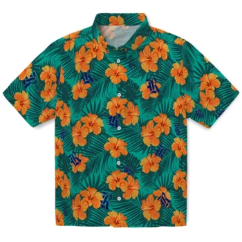 rice owls hibiscus escape green hawaiian shirts best selling