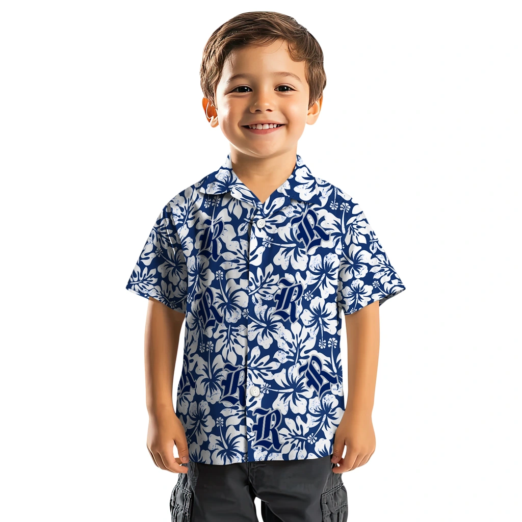 Rice Owls Hawaiian Shirt - Hibiscus Motif rice owls hibiscus motif navy blue white hawaiian shirts top rated