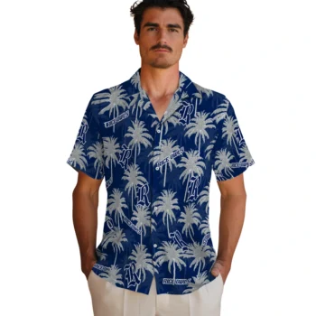 rice owls palm grove navy blue hawaiian shirts fashion forward