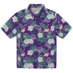 Sacramento Kings Hawaiian Shirt – Flamingo and Hibiscus