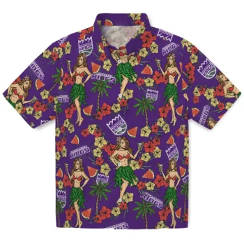 sacramento kings hawaiian girls design purple hawaiian shirts best selling