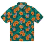 Sacramento Kings Hawaiian Shirt – Hibiscus and Palm Leaves
