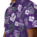Sacramento Kings Hawaiian Shirt – Hibiscus Flower Design