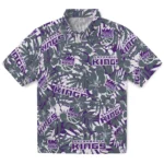 Sacramento Kings Hawaiian Shirt – Hibiscus Overlay