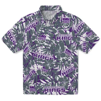 sacramento kings hibiscus overlay hawaiian shirts best selling