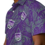 Sacramento Kings Hawaiian Shirt – Monstera Layer
