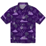 Sacramento Kings Hawaiian Shirt – Palm And Clouds