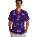 Sacramento Kings Hawaiian Shirt – Palm And Clouds