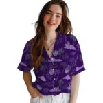 Sacramento Kings Hawaiian Shirt – Palm And Clouds