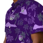 Sacramento Kings Hawaiian Shirt – Palm And Clouds