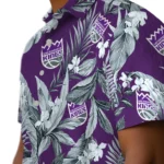 Sacramento Kings Hawaiian Shirt – Palm Leaves