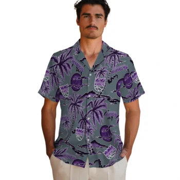 sacramento kings palm sunset hawaiian shirts fashion forward