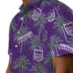 Sacramento Kings Hawaiian Shirt – Palm Tree Motif