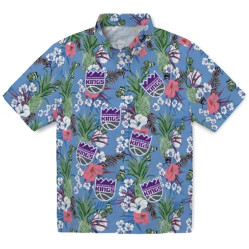 sacramento kings pineapple bouquet best sky blue hawaiian shirts best selling