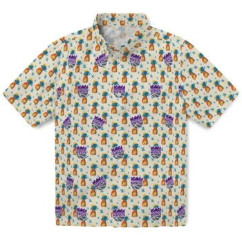 sacramento kings pineapple delight beige hawaiian shirts best selling